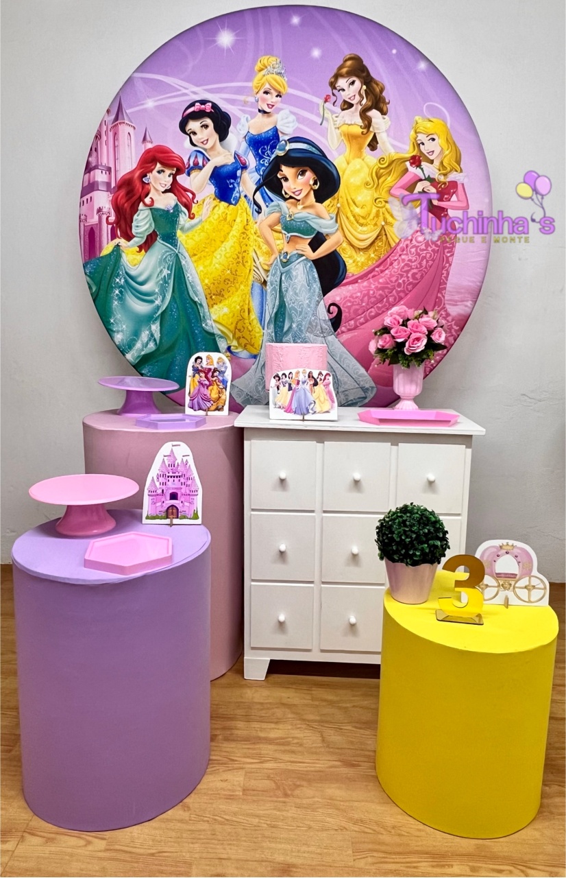 Kit Plus Princesas da Disney  - Tuchinhas Pegue e Monte