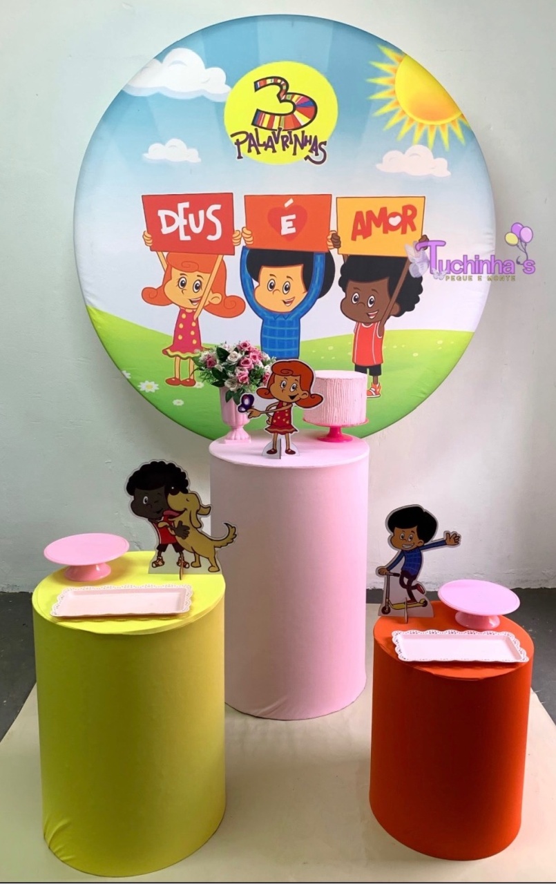Kit Hiper Três Palavrinhas  - Tuchinhas Pegue e Monte