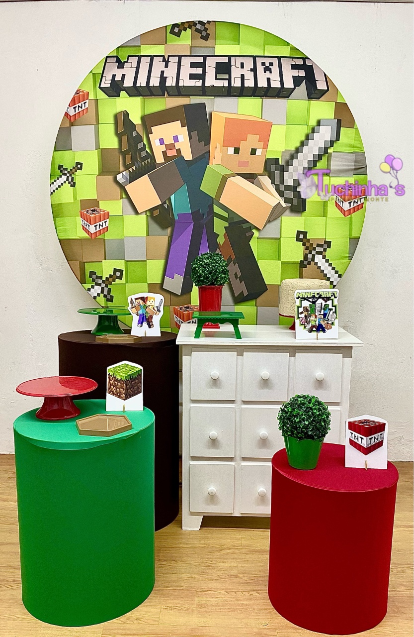 Kit Plus Minecraft - Tuchinhas Pegue e Monte