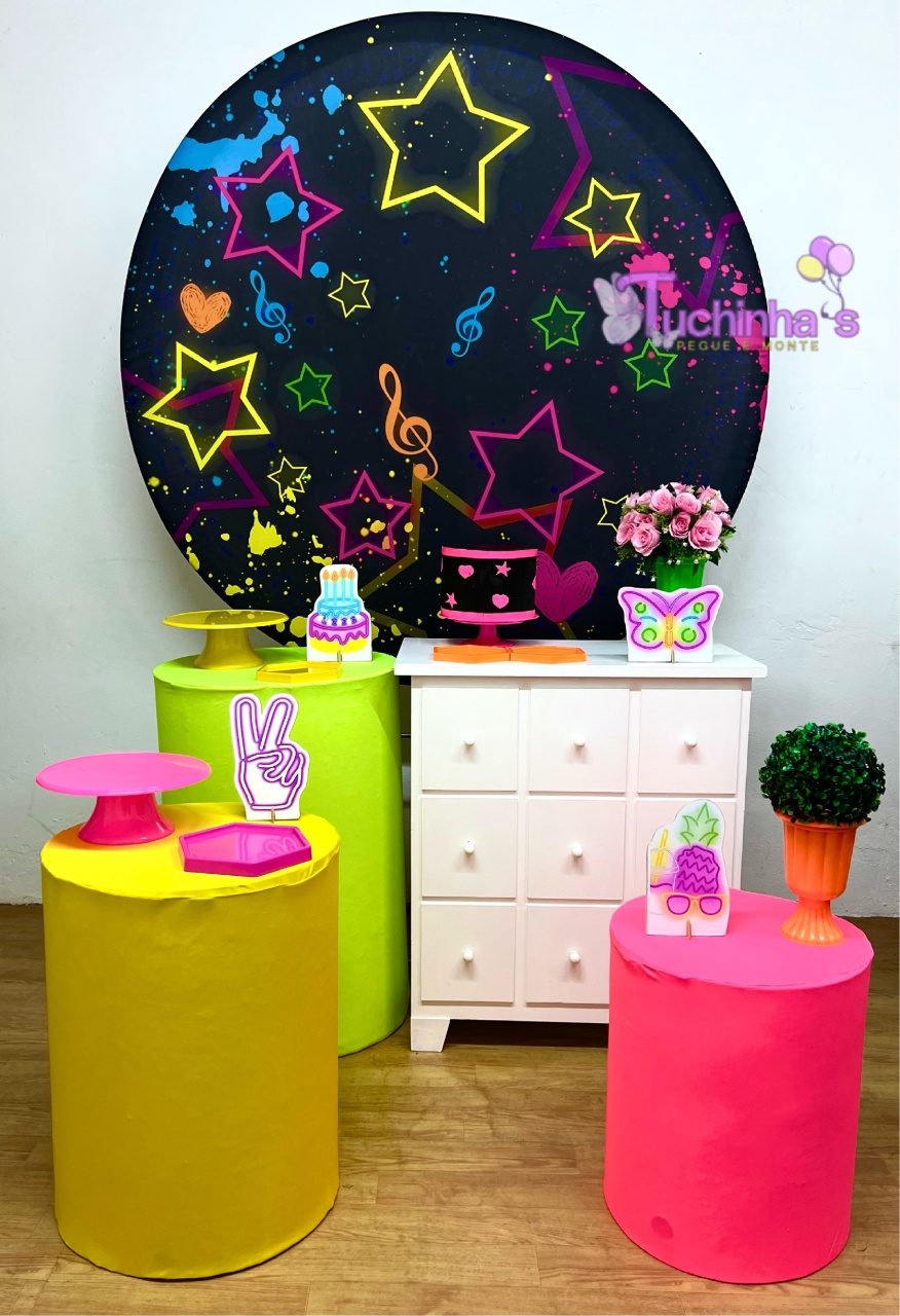 Kit Plus Neon  - Tuchinhas Pegue e Monte