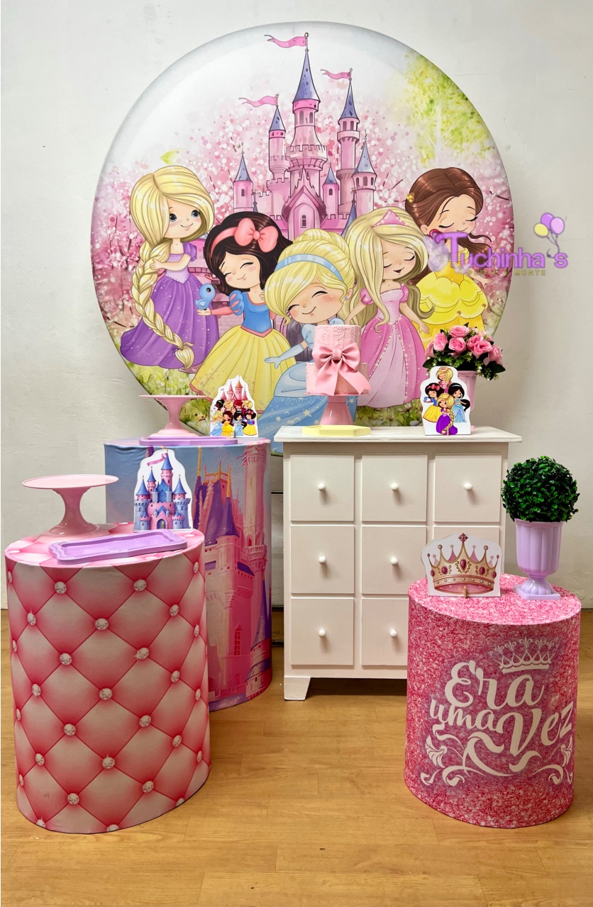 Kit Plus Premium Princesas Cut - Tuchinhas Pegue e Monte