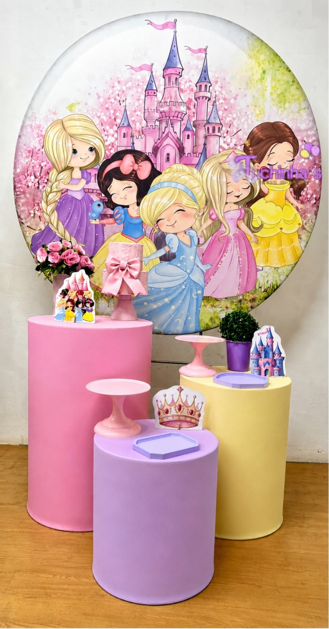 Kit Hiper Princesas Cut - Tuchinhas Pegue e Monte
