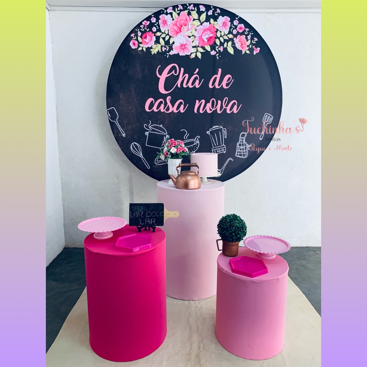 Kit Hiper Chá de Casa Nova - Tuchinhas Pegue e Monte
