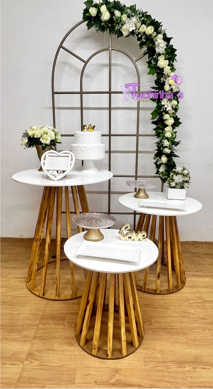 Kit Prime Branco E Dourado Casamento /Noivado - Tuchinhas Pegue e Monte