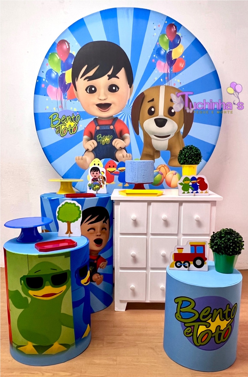 Kit Plus Premiun Bento E Totó  - Tuchinhas Pegue e Monte