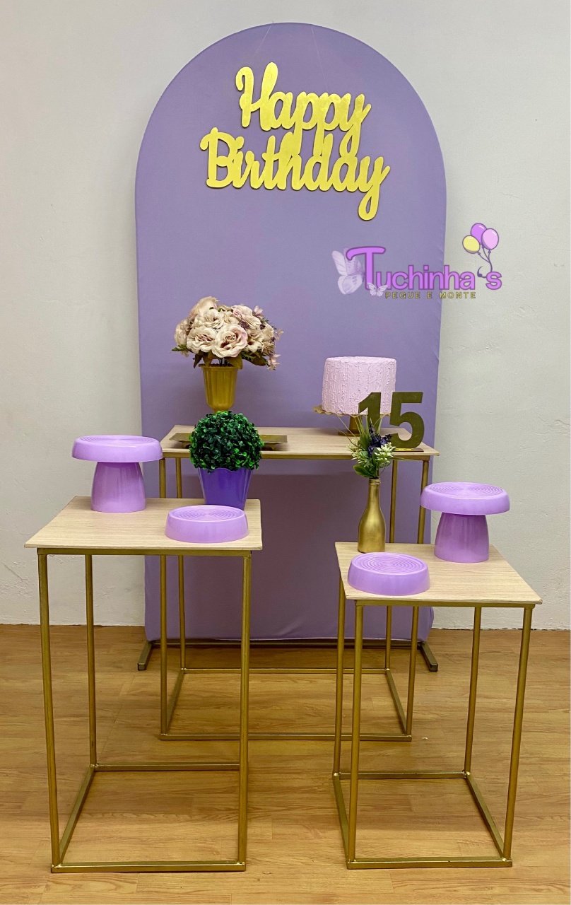 Kit Clean Lilas - Tuchinhas Pegue e Monte