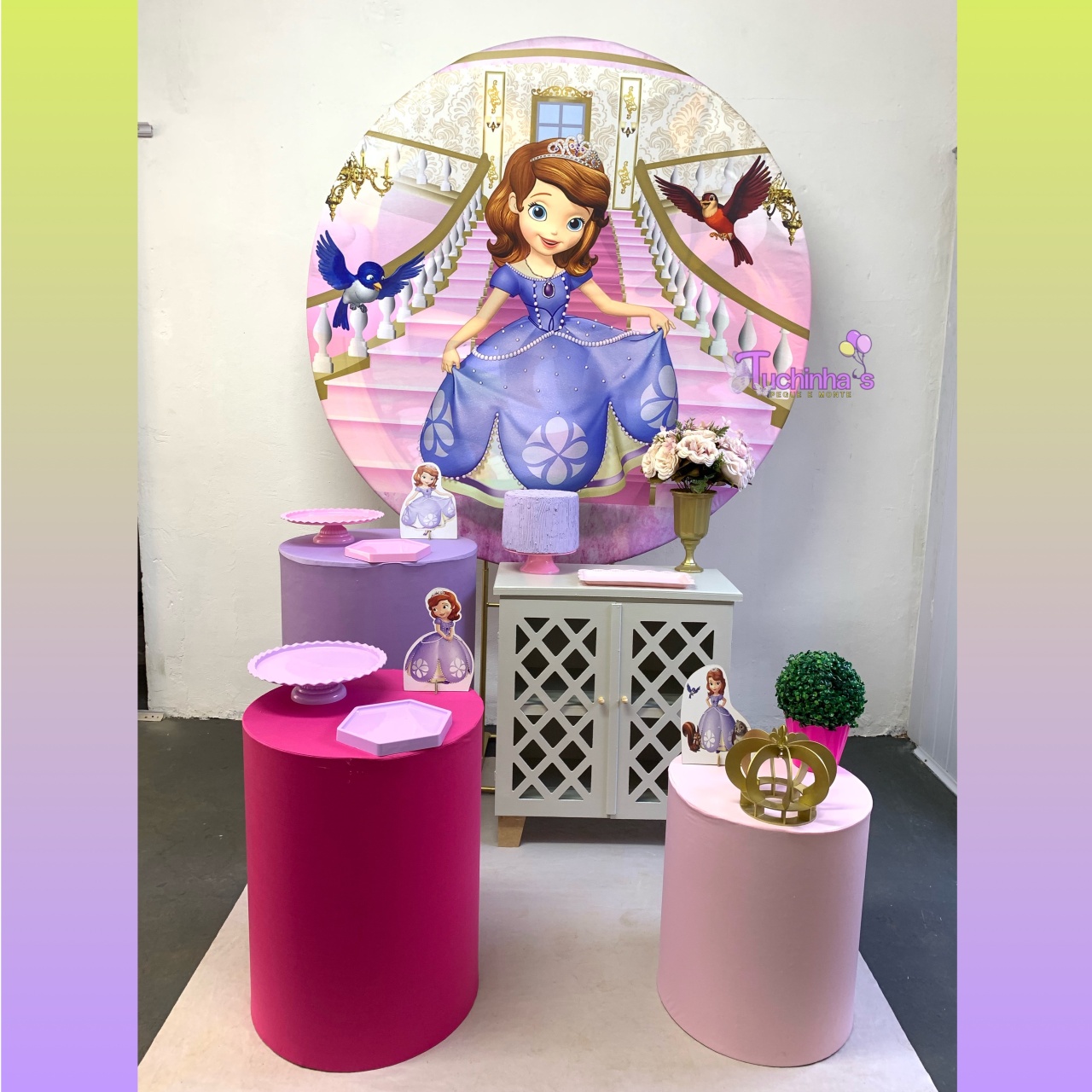 Kit Plus Princesa Sofia - Tuchinhas Pegue e Monte