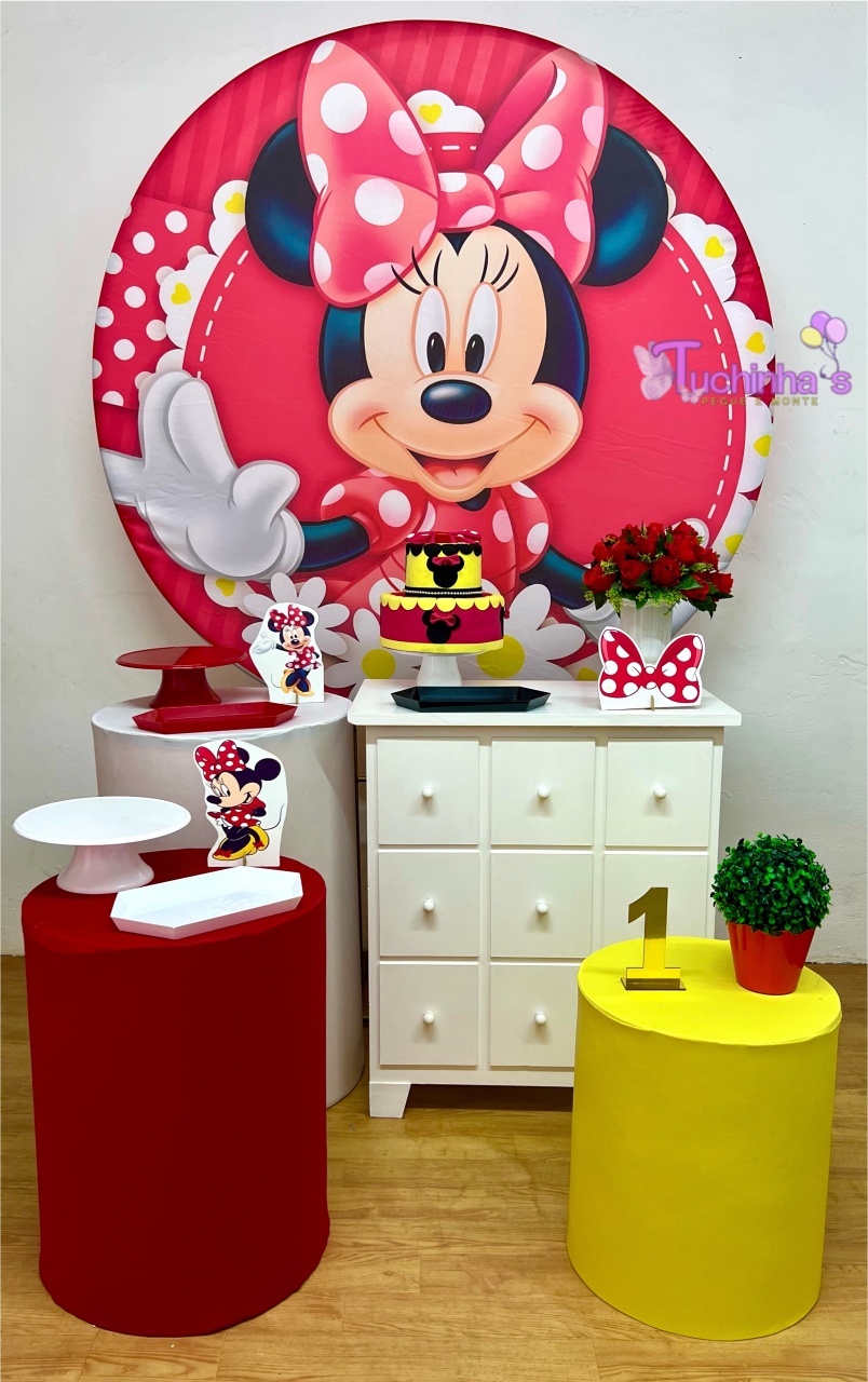 Kit Plus Minnie Vermelha - Tuchinhas Pegue e Monte