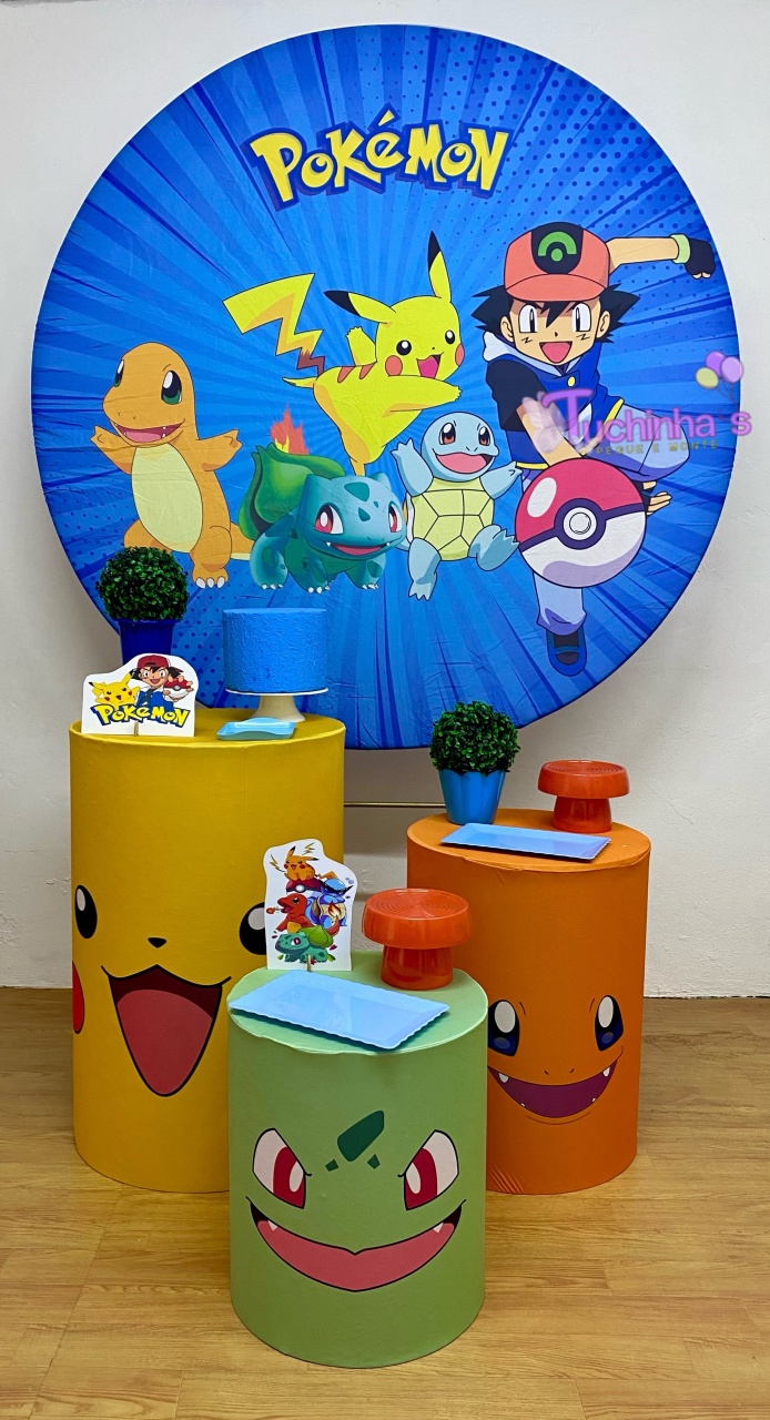 Kit Hiper Premiun Pokemon - Tuchinhas Pegue e Monte
