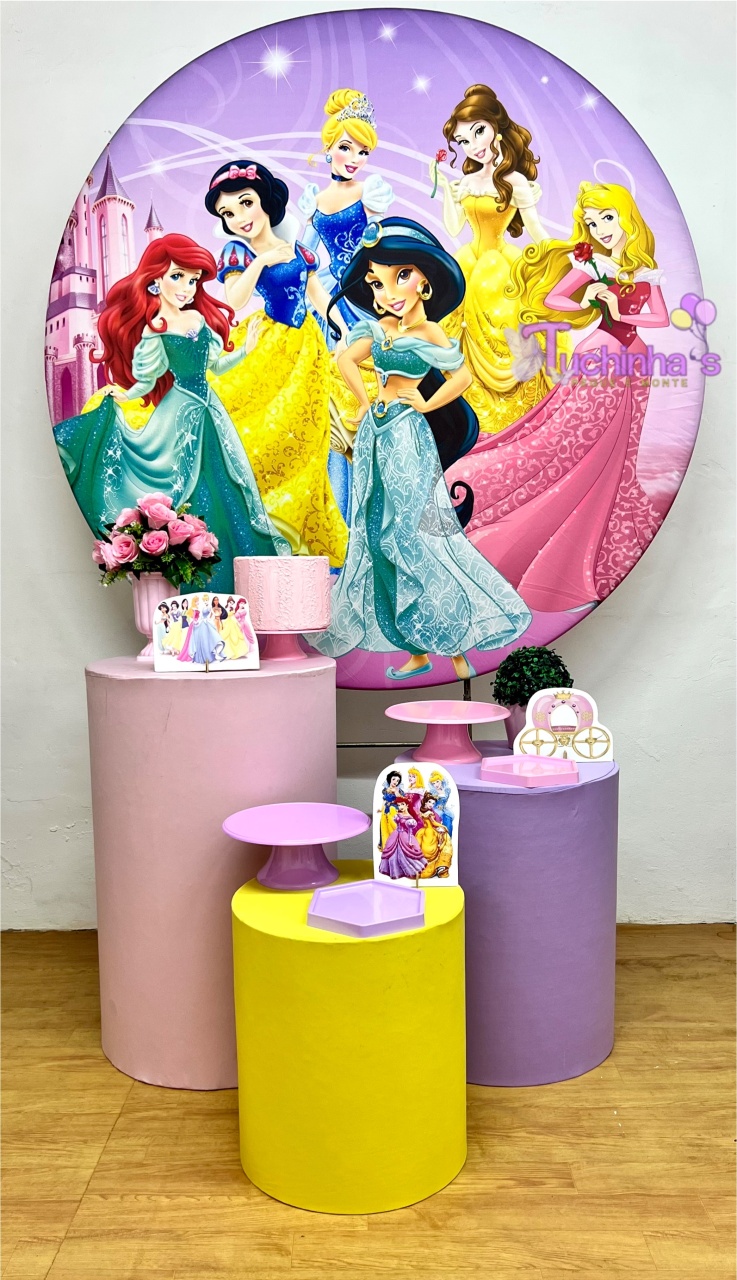 Kit Hiper Princesas da Disney - Tuchinhas Pegue e Monte