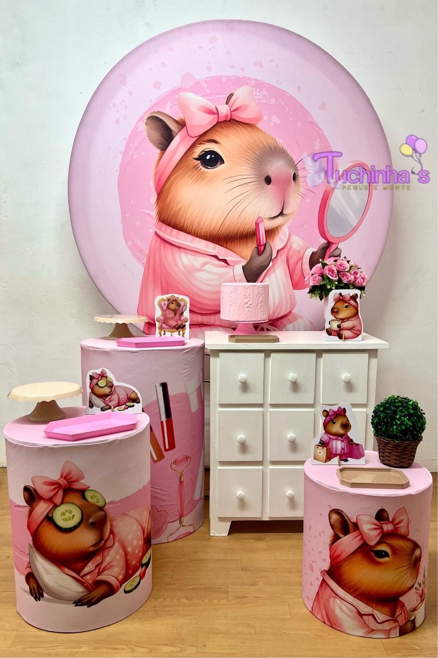 Kit Plus Premiun Capivara Spa  - Tuchinhas Pegue e Monte