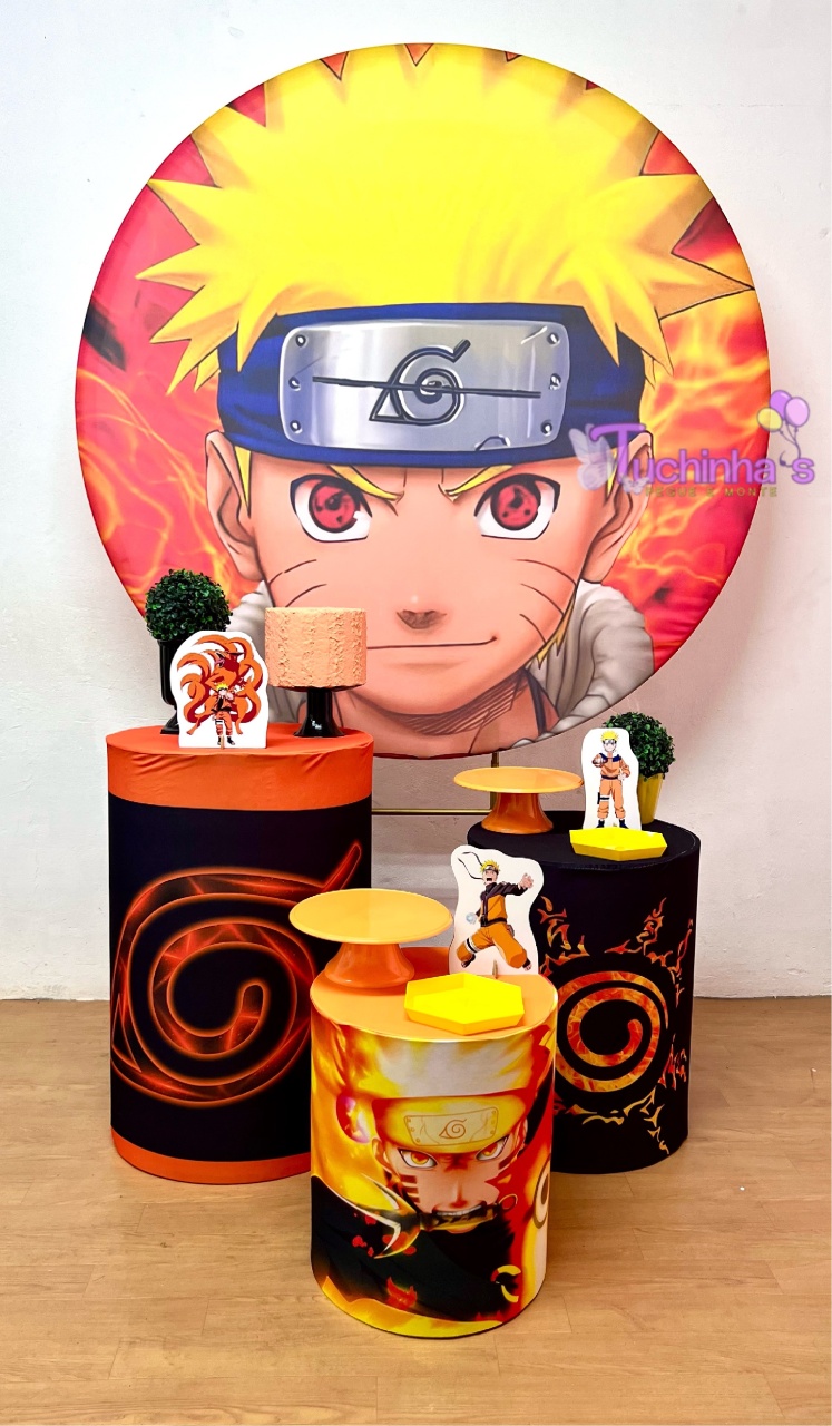 Kit Hiper Premiun Naruto - Tuchinhas Pegue e Monte