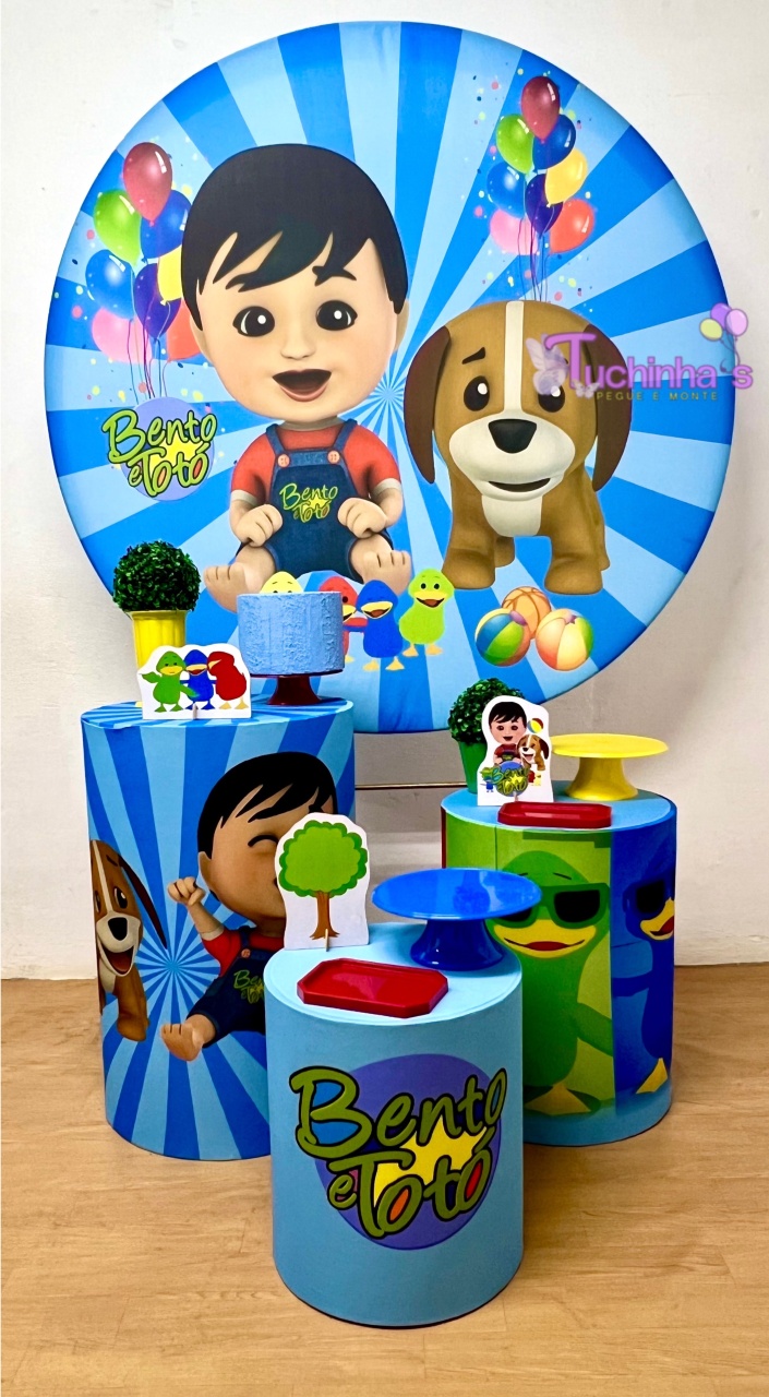 Kit Hiper Premiun Bento E Totó  - Tuchinhas Pegue e Monte