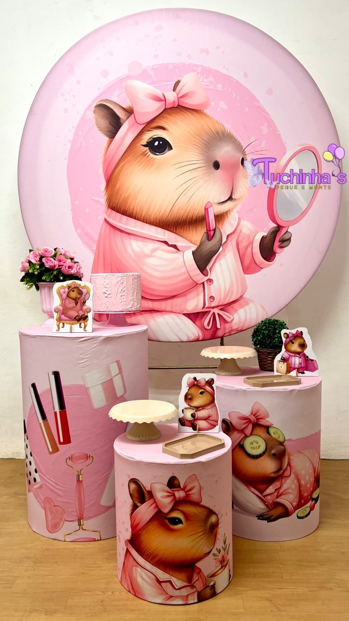 Kit Hiper Premiun Capivara Spa - Tuchinhas Pegue e Monte