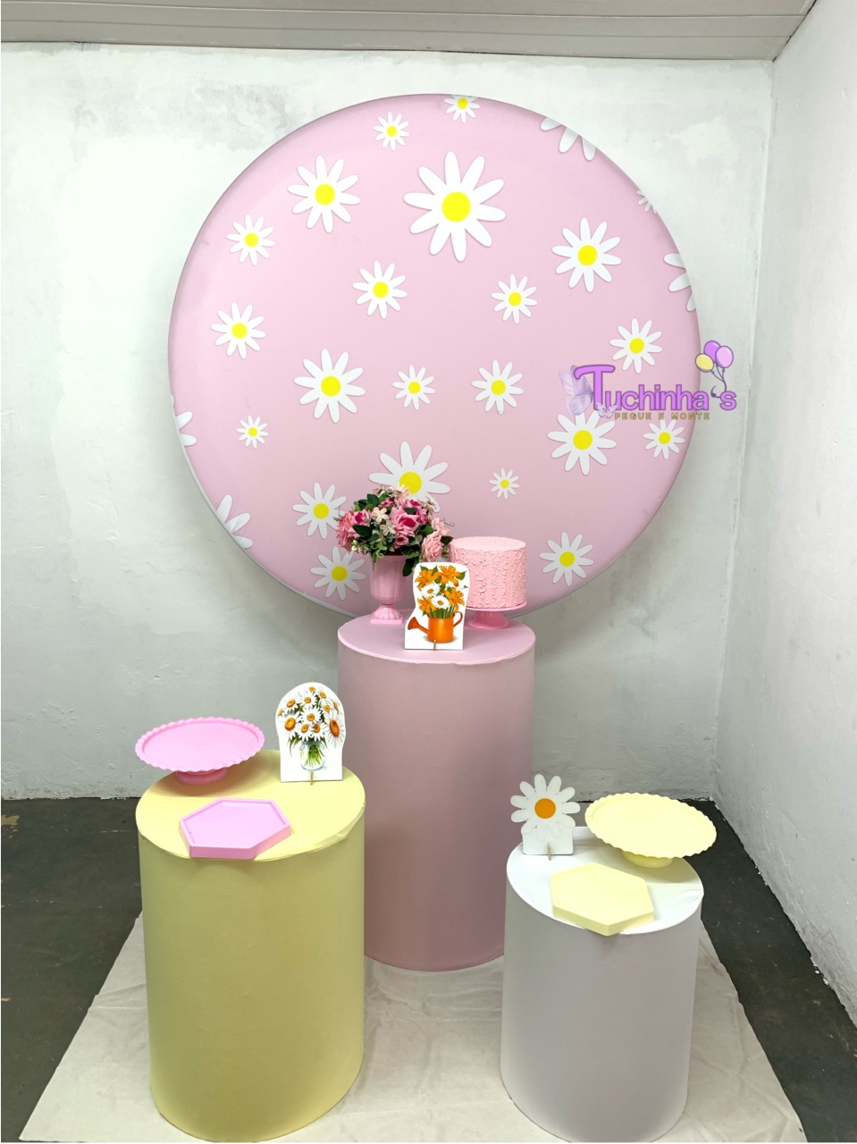 Kit Hiper Margaridas Flor - Tuchinhas Pegue e Monte