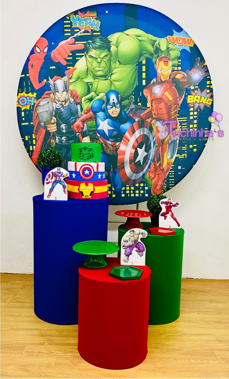 Kit Hiper Super Heróis - Tuchinhas Pegue e Monte