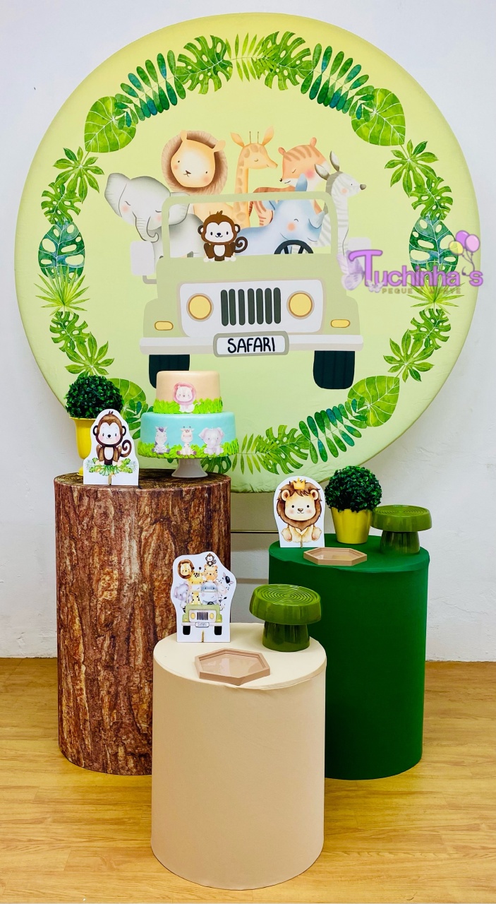 Kit Hiper Safari Baby - Tuchinhas Pegue e Monte