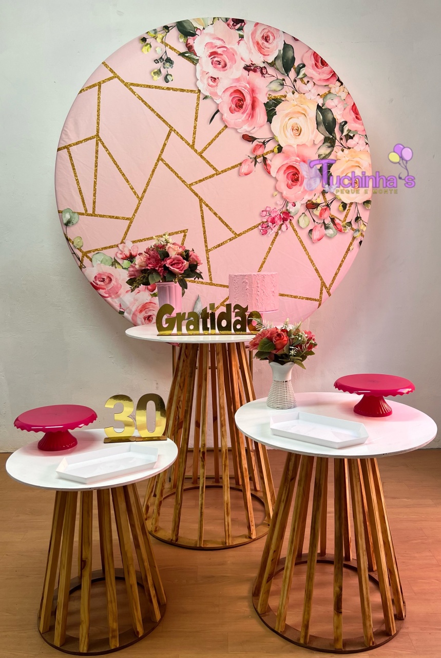 Kit Ultra Floral Rosa - Tuchinhas Pegue e Monte