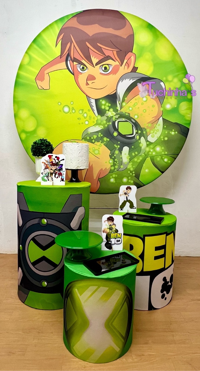 Kit Hiper Premiun Ben 10 - Tuchinhas Pegue e Monte