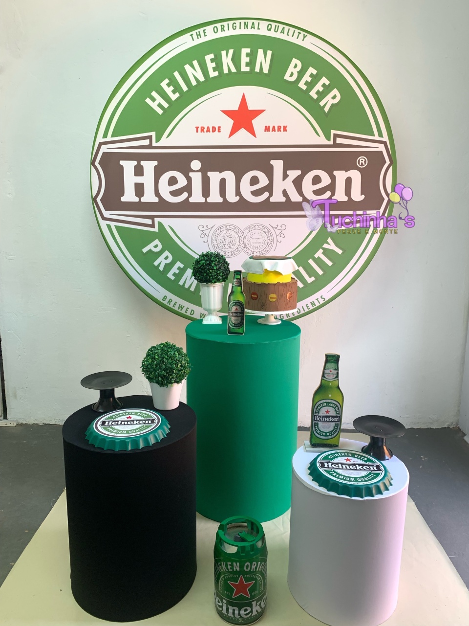 Kit Hiper Heineken  - Tuchinhas Pegue e Monte