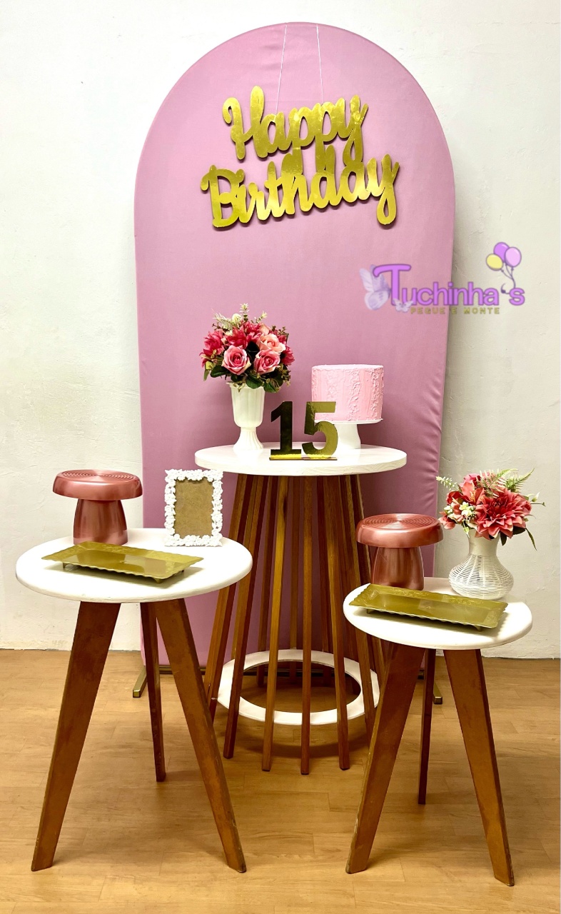 Kit Ultra Rosa Baby Mesas Ripadas 1 - Tuchinhas Pegue e Monte