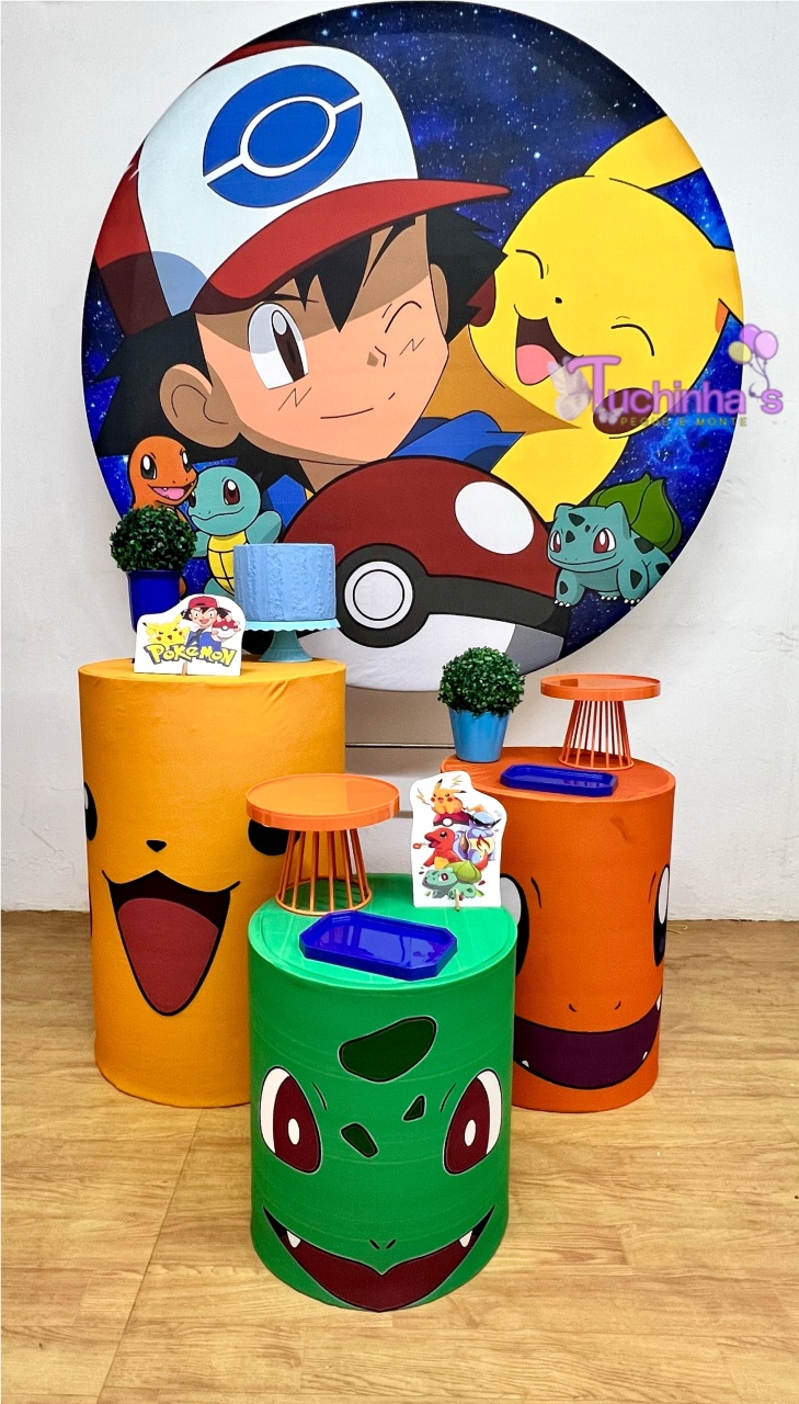 Kit Hiper Premiun Pokemon - Tuchinhas Pegue e Monte