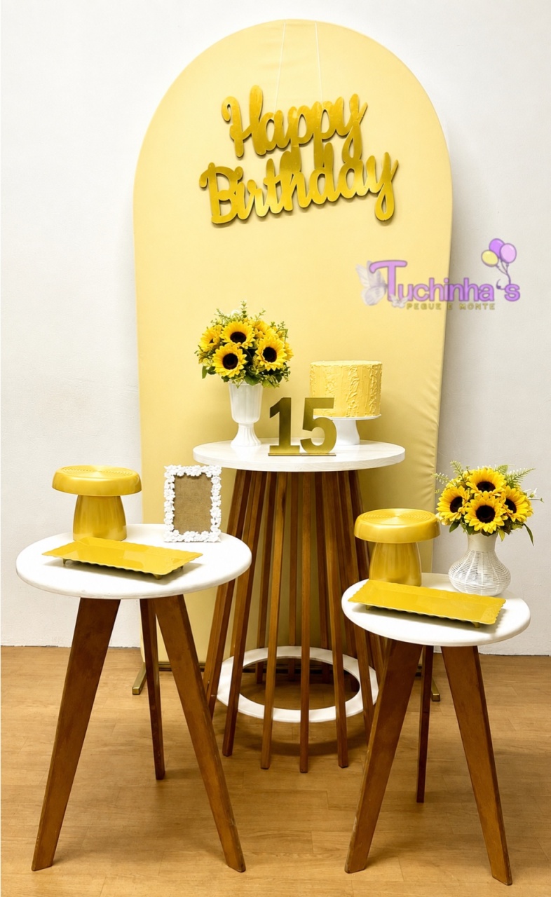 Kit Ultra Amarelo Girassol - Tuchinhas Pegue e Monte