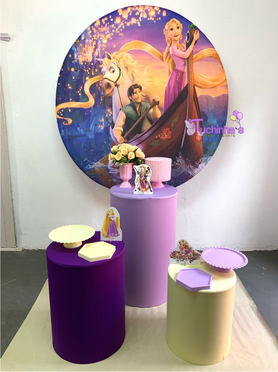 Kit Hiper Rapunzel - Tuchinhas Pegue e Monte