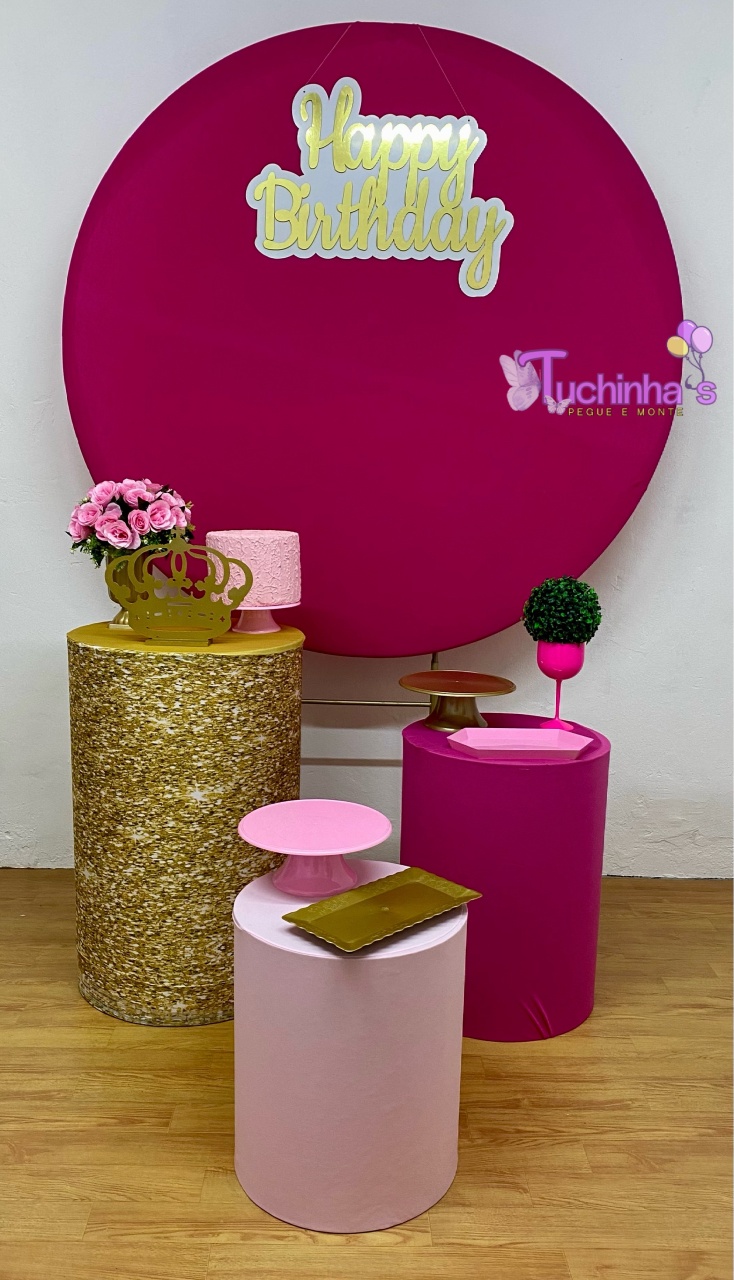 Kit Hiper Rosa Pink - Tuchinhas Pegue e Monte