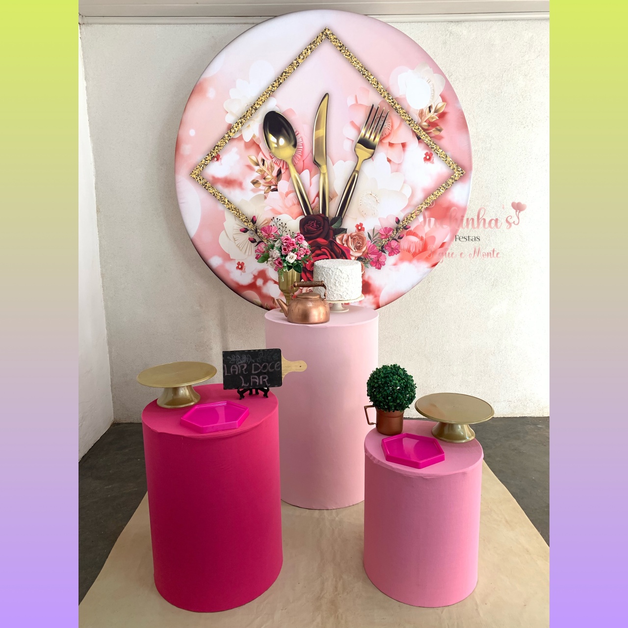 Kit Hiper Cha de Coxinha - Tuchinhas Pegue e Monte