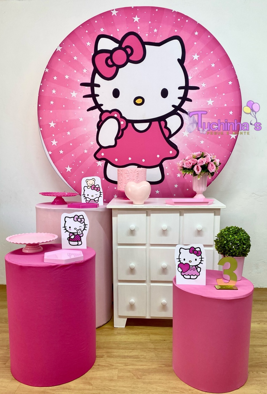 Kit Plus Hello Kitty - Tuchinhas Pegue e Monte