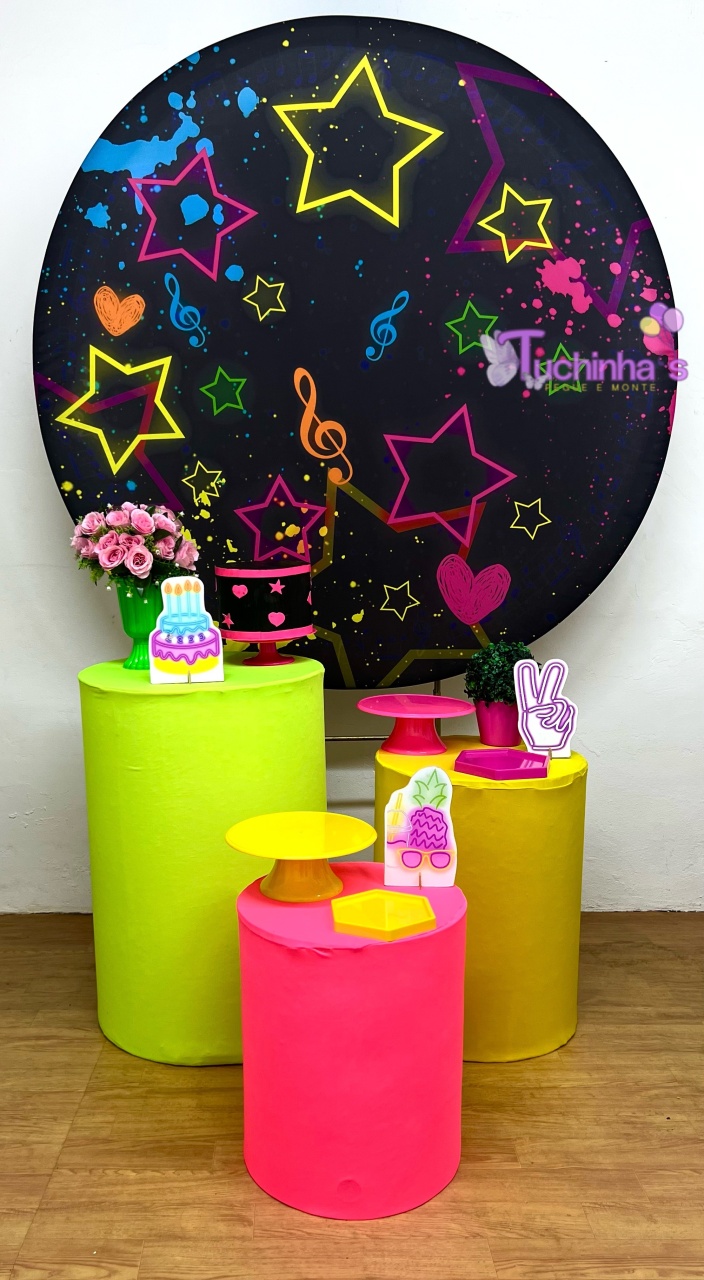 Kit Hiper Neon - Tuchinhas Pegue e Monte