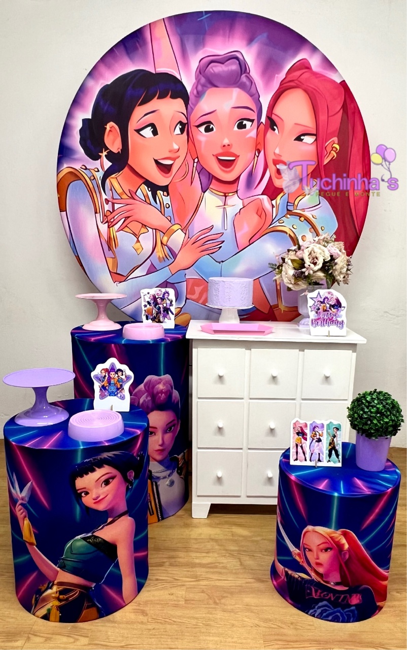 Kit Plus Premiun Guerreiras K-Pop - Tuchinhas Pegue e Monte