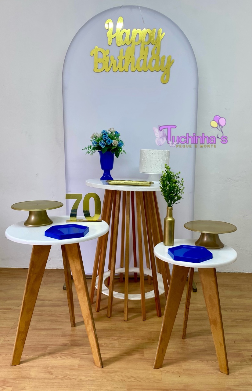 Kit Ultra Branco Com Azul - Tuchinhas Pegue e Monte