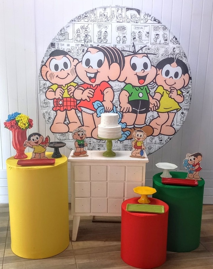 Kit Ouro Turma da Mônica   - Mayara Lula Locações 