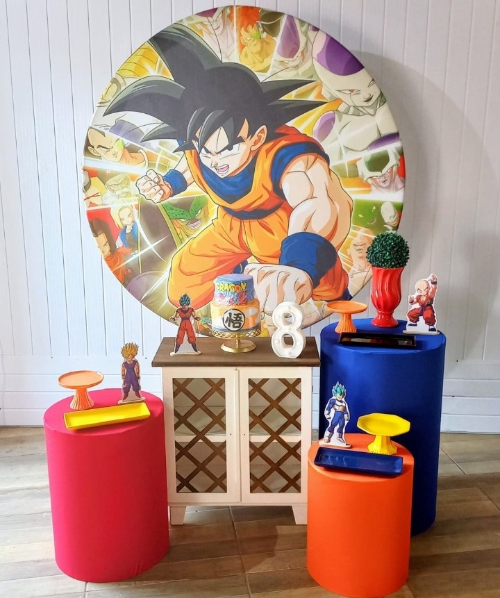 Kit Ouro Dragon Ball Z  - Mayara Lula Locações 