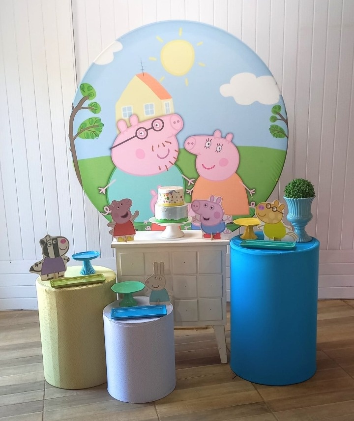 Kit Ouro  Peppa Pig 1  - Mayara Lula Locações 