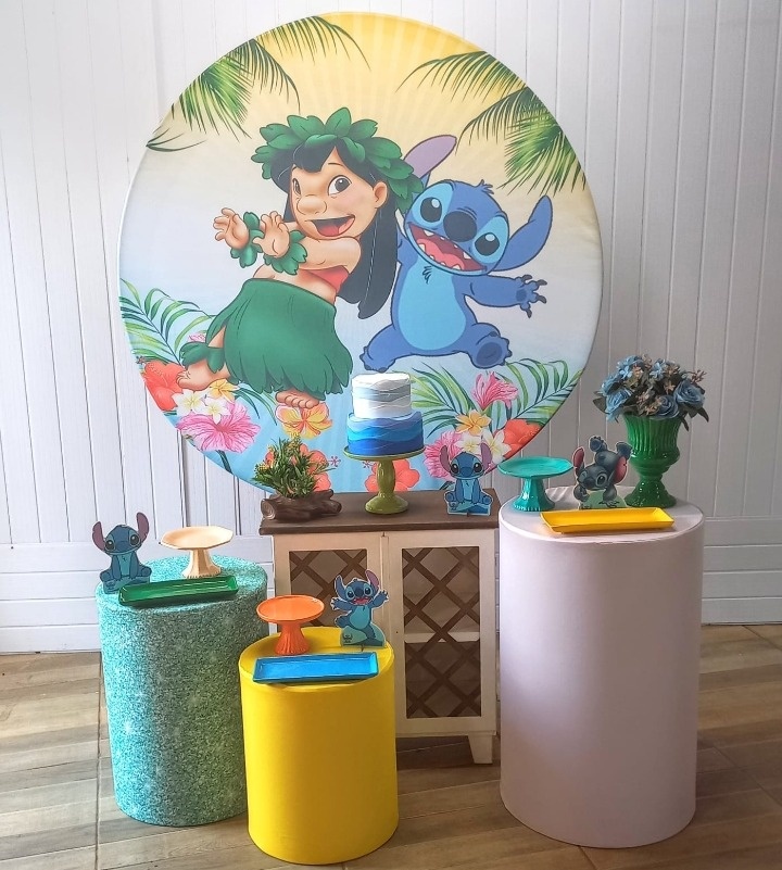 Kit Ouro Lilo E Stitch   - Mayara Lula Locações 