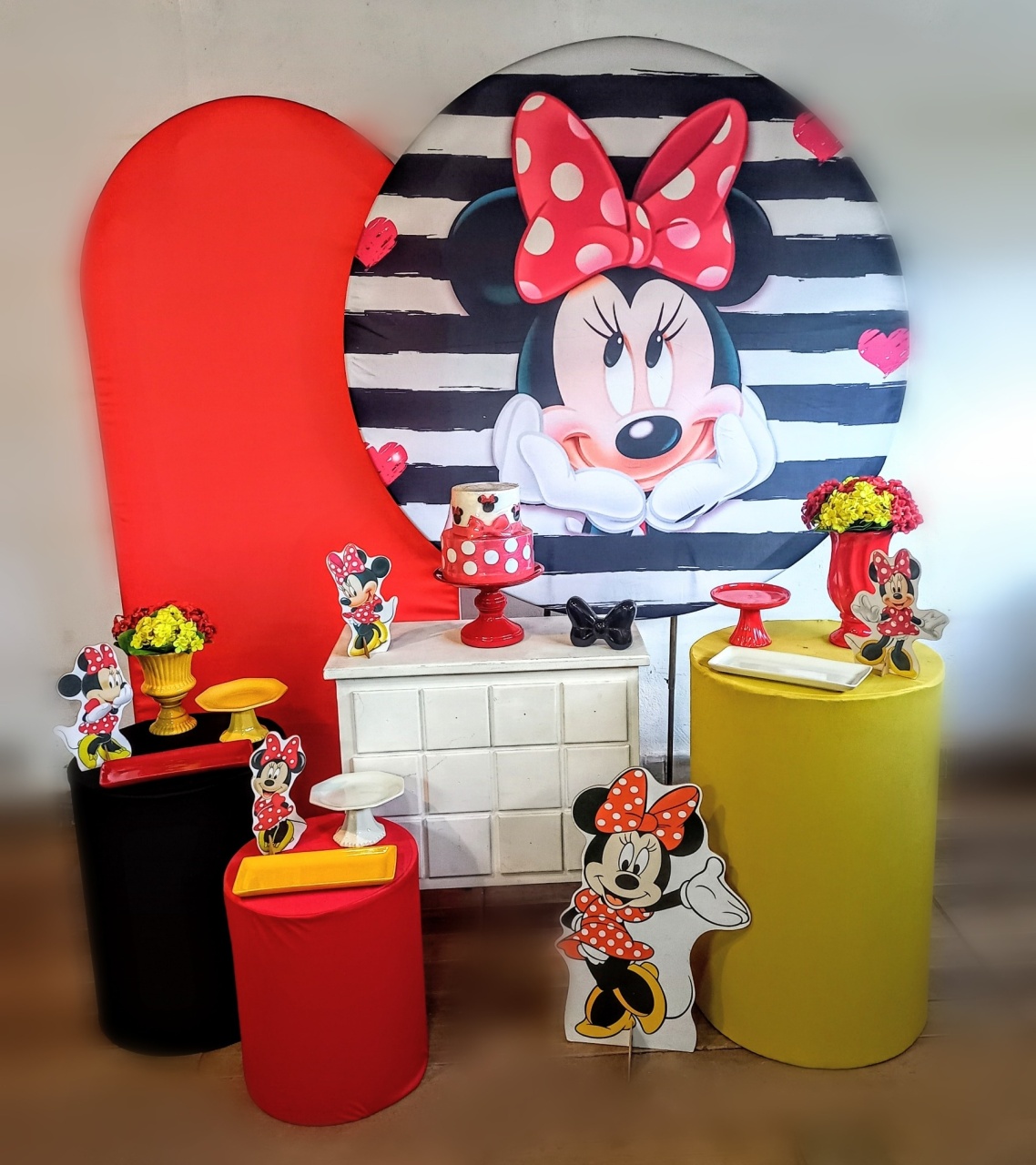 Kit Diamante Minie Vermelha - Mayara Lula Locações 
