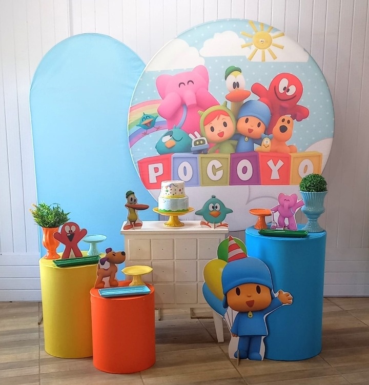 Kit Diamante Pocoyo  - Mayara Lula Locações 