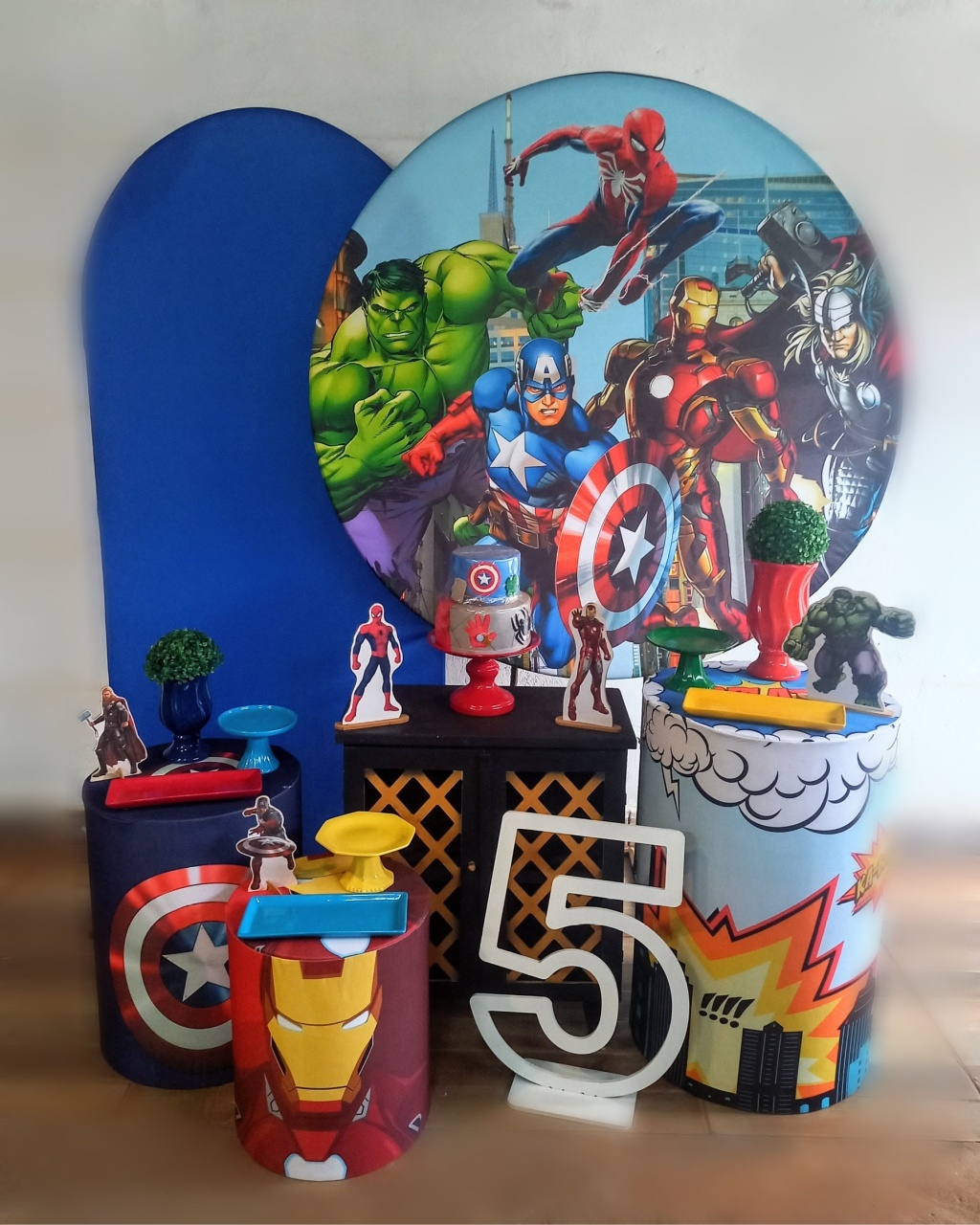 Kit Diamante Vingadores  - Mayara Lula Locações 