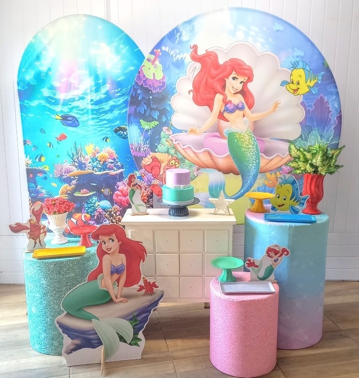 Kit Diamante Pequena Sereia  - Mayara Lula Locações 
