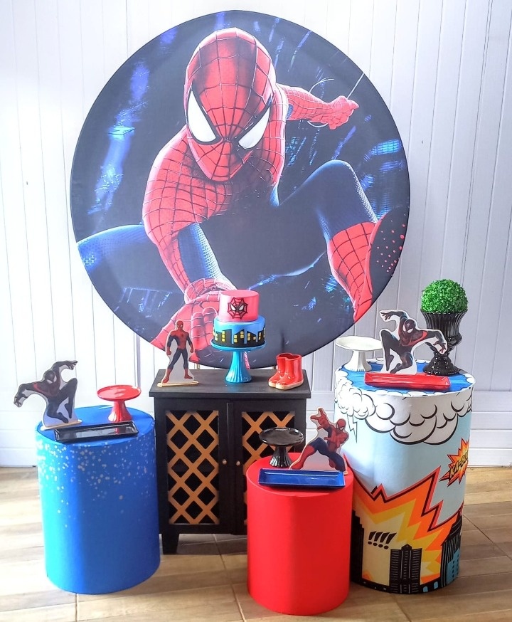 Kit Ouro Homem Aranha   - Mayara Lula Locações 
