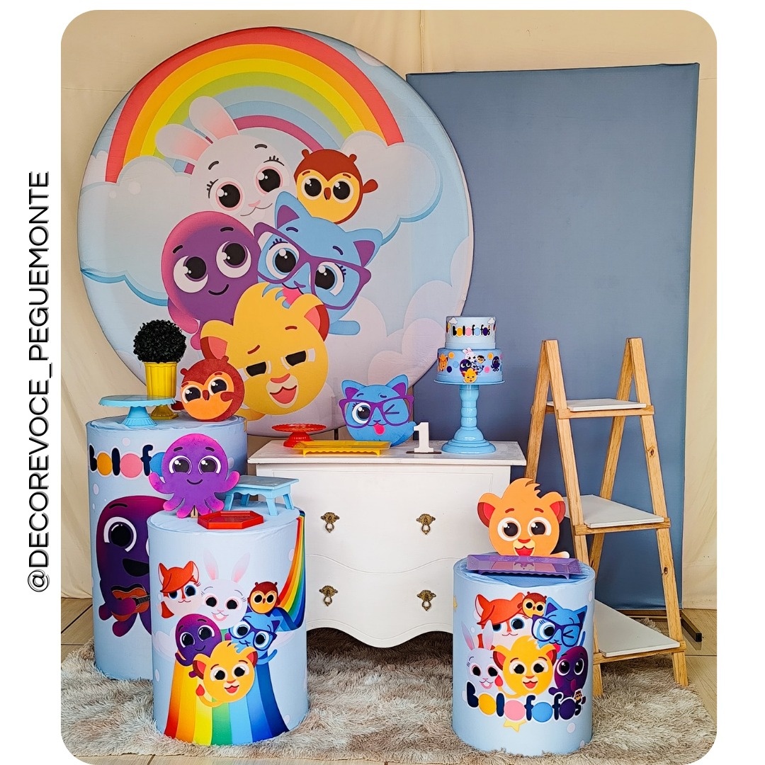 Kit Premium Bolofofos Menino 2 - Decore Você Pegue & Monte