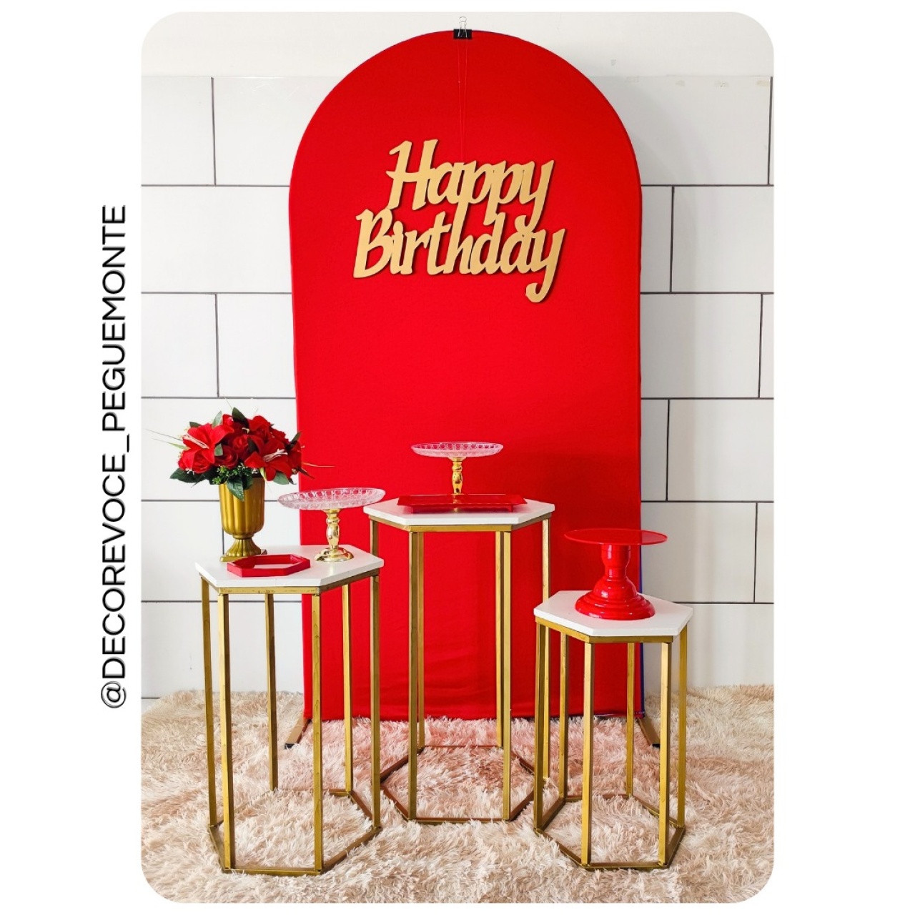 Kit Adulto Vermelho  - Decore Você Pegue & Monte