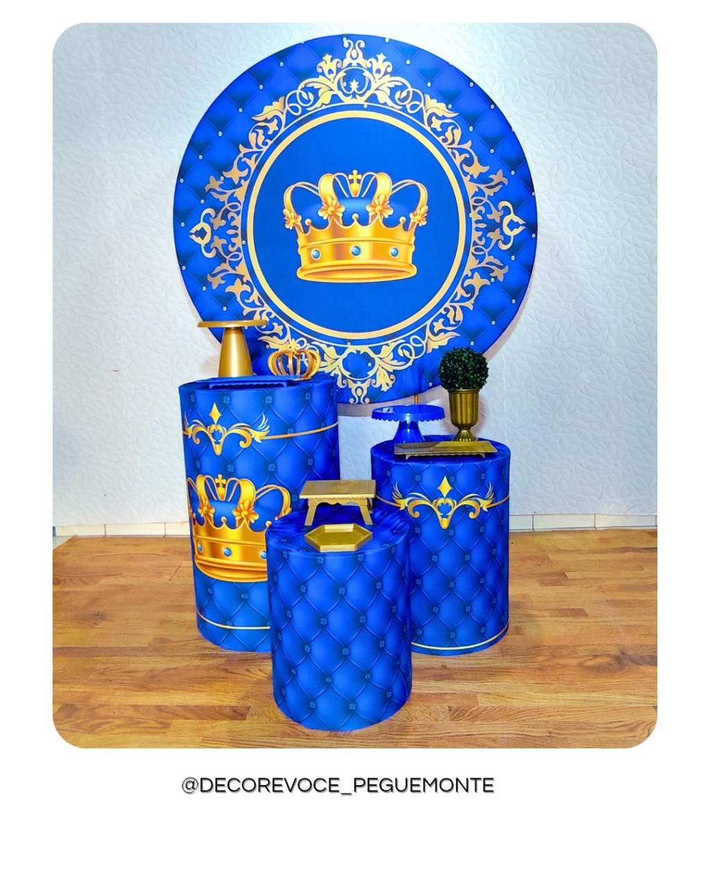 Kit Prático Realeza Menino  - Decore Você Pegue & Monte