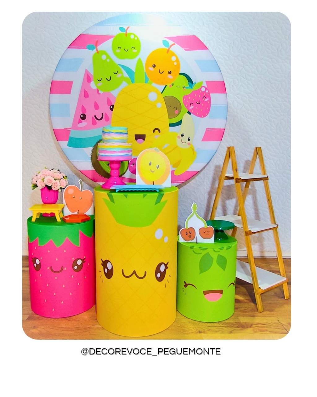 Kit Completo Frutinhas  - Decore Você Pegue & Monte