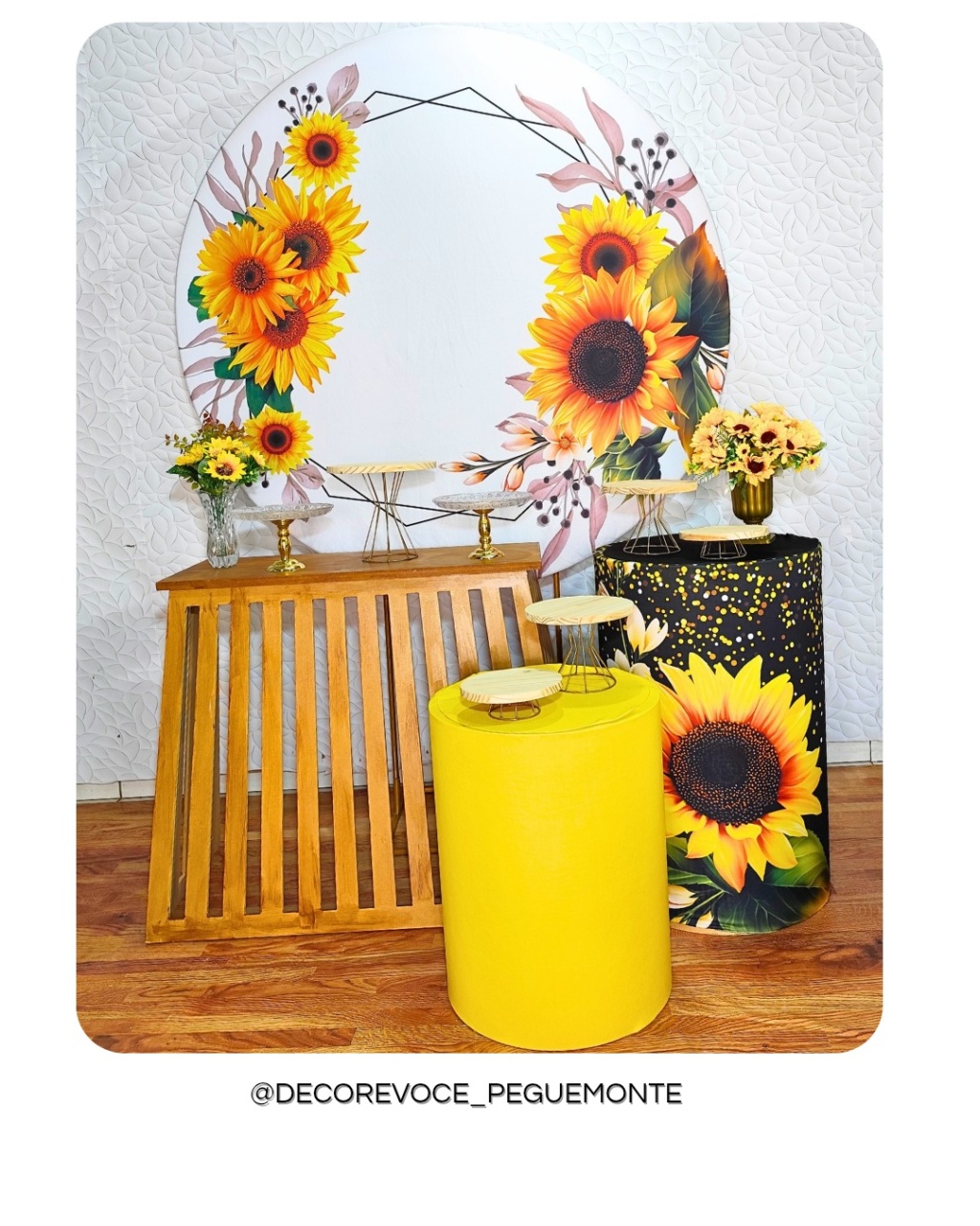 Kit Adulto Girassol 2 - Decore Você Pegue & Monte