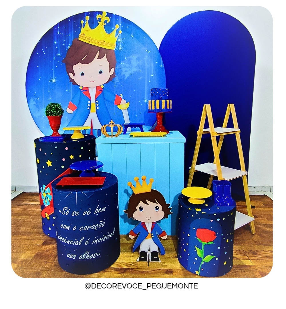 Kit Premium Pequeno Príncipe - Decore Você Pegue & Monte