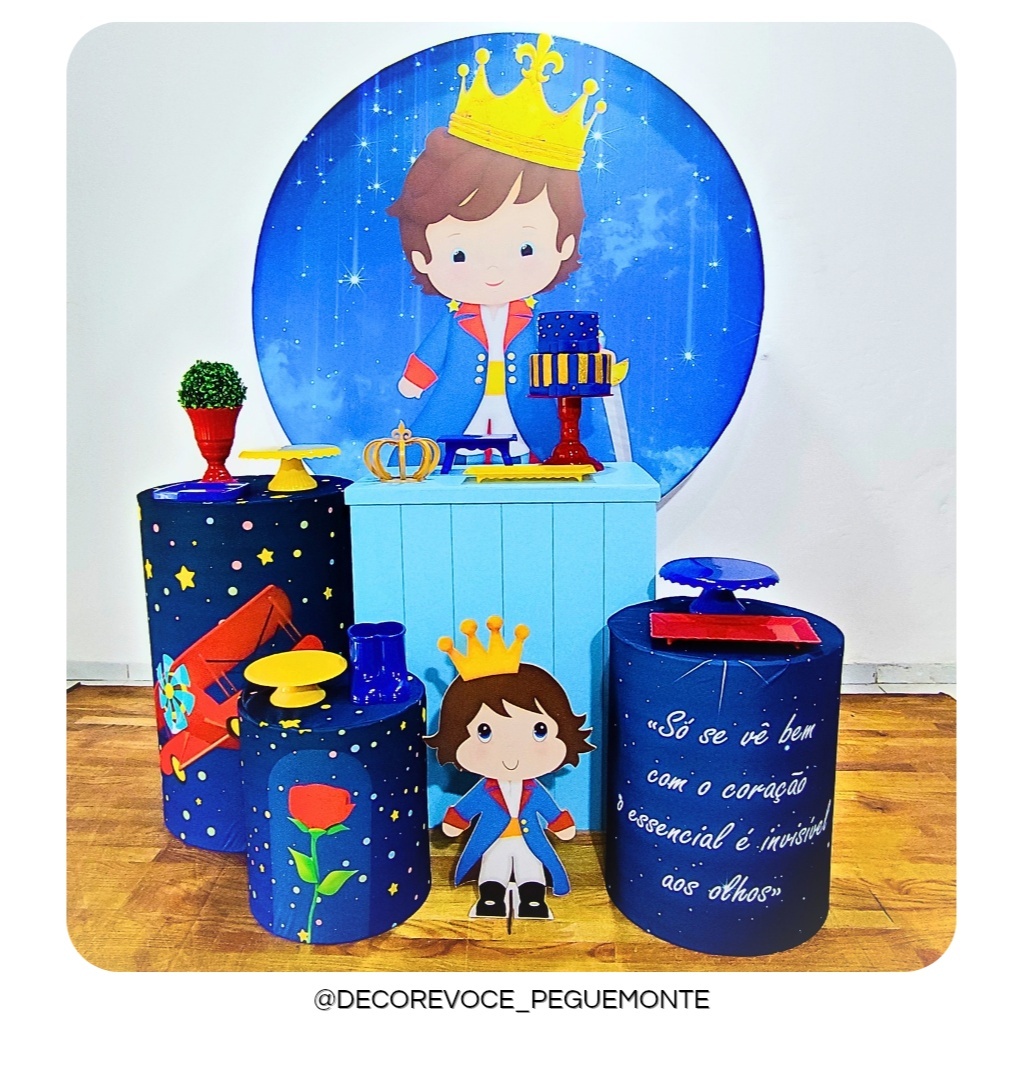 Kit Festejar Pequeno Príncipe - Decore Você Pegue & Monte